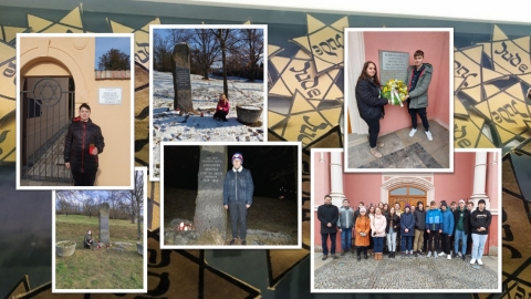Žáci naší školy si připomínají Den památky obětí holocaustu a zločinů proti lidskosti