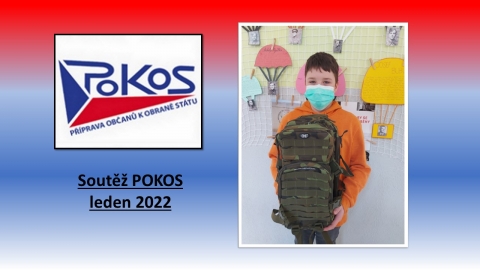 Jan Ulčík z 8.C se stal výhercem soutěže POKOS za měsíc leden 2022