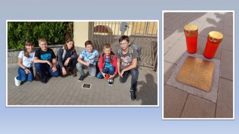 Žáci z badatelského kroužku pátrali v Uherském Hradišti po kamenech zmizelých