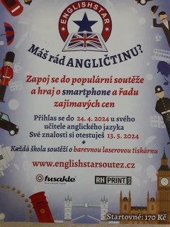 ENGLISHSTAR- soutěž v anglickém jazyce