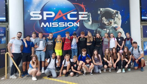 Školní výlet 7.C na výstavu Space mission do Brna