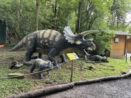 Prvňáčci na výletě za dinosaury a zvířátky
