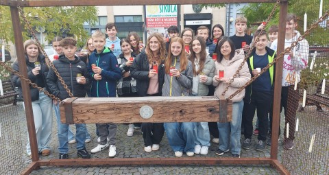 Žáci 9.A si připomněli Památný den českého sokolstva