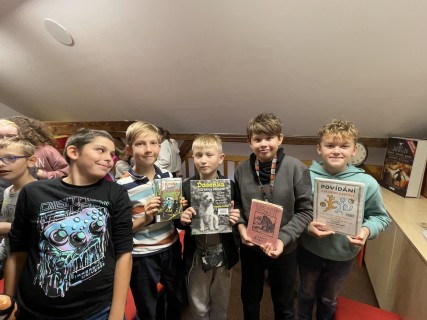 Čtení v knihovně BBB - 5. C