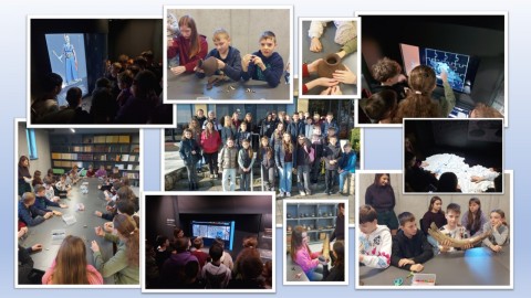 Žáci 6.A navštívili expozici Pravěk Uherskohradišťska