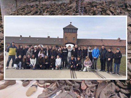 Exkurze žáků 8.-9. tříd do Památníku Auschwitz - Birkenau v Polsku