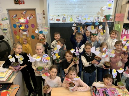 Jak si 3. C  vypěstovala jaro ve třídě