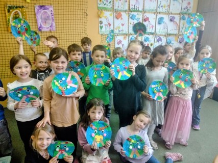 Přípravy na DEN ZEMĚ 1. oddělení ŠD