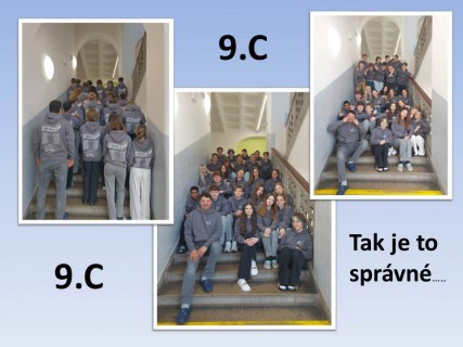 Žáci 9.C mají své absolventské mikiny