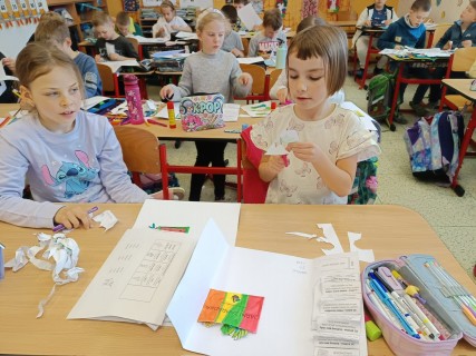 Jaro v lapbooku očima druháků 2.A a 2.C